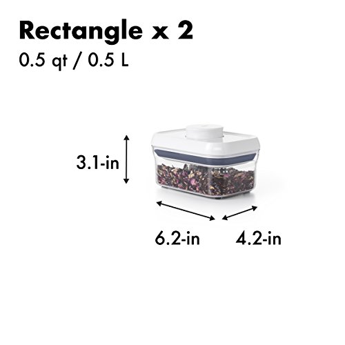 OXO Good Grips Conjunto de 10 peças hermético de armazenamento de alimentos POP de valor, embalagem