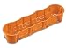 Produktbild 5er Set 4-fach Schalterdose Gerätedose Hohlwanddose Tiefe 60mm Fräsloch 4 x Ø 68 mm mit 8 vormontierten Geräteschrauben