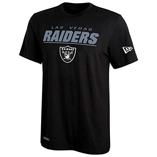 NFL Men's Stated Short Sleeve Performance T-Shirt, Las Vegas Raiders, Medium