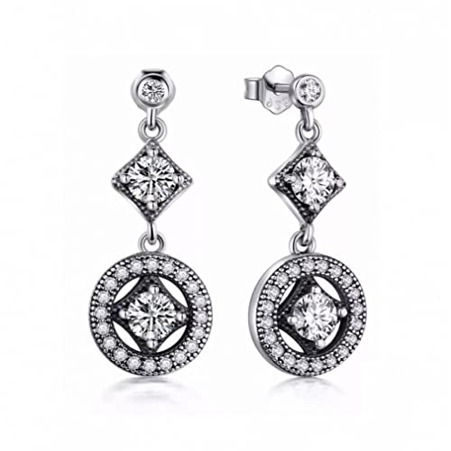 Boucles d'oreilles argent sterling zircone pour un rendez-vous amoureux réussi