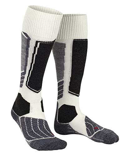 FALKE Women's SK1 Comfort Ski Socks, Thick, Quick Dry, Merino Wool Silk, 1 Pair4