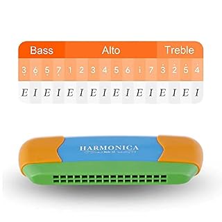 Harmonica | Instrument de musique 16 trous pour l'éducation précoce (bleu) – Image 4