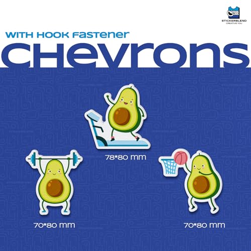 t-Shirts with Patches Area Black (US, Alpha, One Size, Regular, Regular, Stickerrs, Avocado)