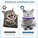 4 Stück Katzen-Anti-Stress-Halsband, lila Anti-Angst-Halsband mit natürlichen Pheromonen mit einstellbarer Größe, Halsbänder zur Linderung von Angstzuständen, hält 30 Tage, für kleine und große Katzen