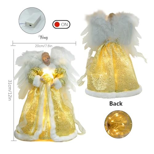 Ángel de Navidad LED ideal para regalar y decorar el abeto estas fiestas 6