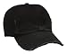 Distressed Cap, Color: Black, Size: One Size
