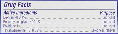 Visine Redness Relief Irritation Eye Drops Advanced Lubricant, 0.28 fl oz