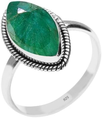 Gemstone Ring 925 Sterling Silver Statement Ring For Women and Girls Handmade Gemstone Jewelry Christmas Gifts Gift For Her