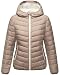 MARIKOO Damen Übergangsjacke Pack Mich EIN mit integrierter Tragetasche