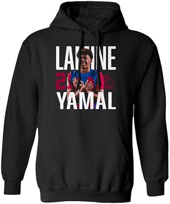 GamesDur Spain Soccer Star Celebration Yamal Inspired Unisex Hooded Sweatshirt
