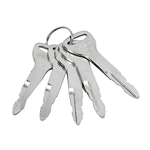 Notonmek 10 Pcs Ignition Keys 57591-23330-71 A62597 162597 For Toyota Forklift (10) #TOP4