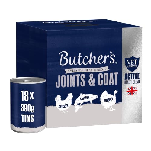 Butchers Complete Wet Can Adult Dog Food Joint & Coat Pack 18x390g