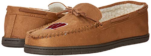 Image of FOCO NCAA Mens NCAA College Team Logo Moccasin Slippers