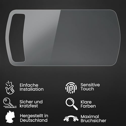 Bruni Schutzfolie kompatibel mit eFlux Freeride X2 Folie, glasklare Displayschutzfolie (2X)
