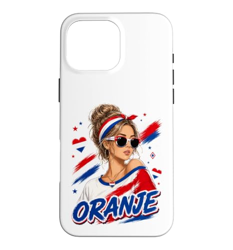 Holland Girl Nederland Flag Netherlands Oranje Women �X�}�z�P�[�X iPhone 16 Pro Max �p
