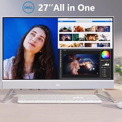 Image of Dell Inspiron 7730 All in One Desktop Computer- 27-inch FHD Touchscreen Display, Intel Core 7-150U GPU, NVIDIA GeForce MX570A GDDR6, Intel AI Boost, Win 11 Pro & Office Lifetime (64GB RAM | 4TB SSD)