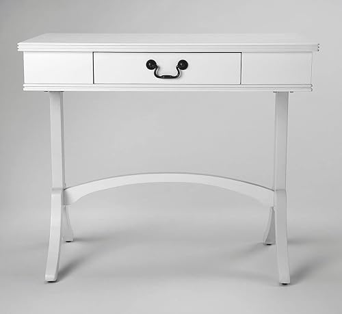 Miniatura 5 de Butler Specialty Alta - Mesa de escrituraconsola de estilo antiguo con acabado blanco