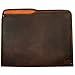 Hide & Drink, Rustic Leather Manila Folder, Document Holder/Office & Work Essentials Handmade, Bourbon Brown