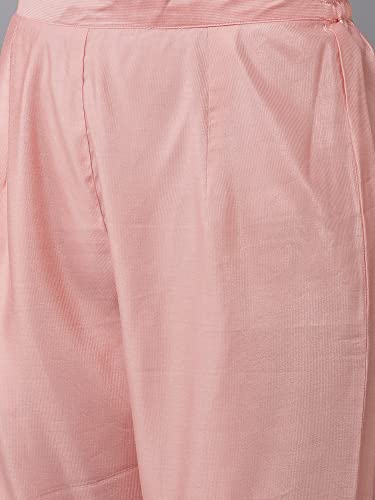 Image of INDO ERA Women's Embroidered Viscose Straight Kurta with Pant & Dupatta Set (KD9OW2473)