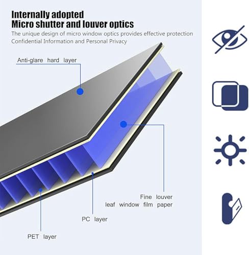 Protecteur d'écran anti-peep ordinateur | Filtre anti-espion amovible