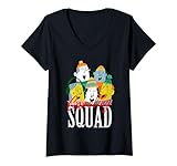 Photo Gallery donna simpatico gnomo grafico divertente natale caroling squad maglietta con collo a v Photo Gallery donna simpatico gnomo grafico divertente natale caroling squad maglietta con collo a v