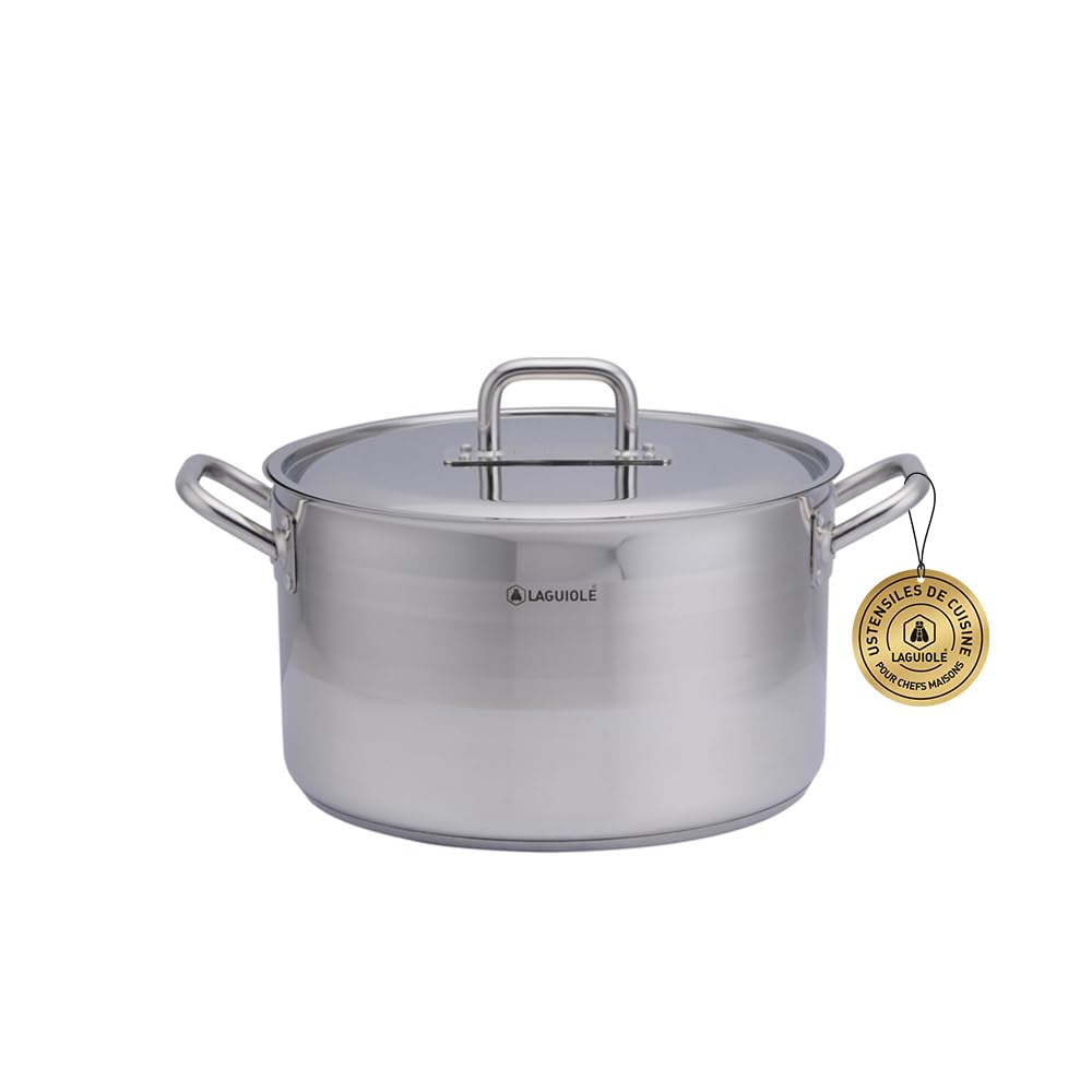 Marmite Laguiole 36 cm inox pour grands repas de famille et plats mijotés