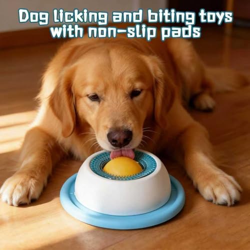 2 Stück Hundelickspielzeug,Lick Bowl Für Hunde,PP Nassfutter Lick Pad Mit Saugnapfbecher,Puzzlespielzeug Für Gelangweilte,Kleine und mittelgroße Hunde