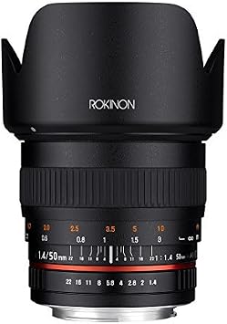 عدسة Rokinon 50mm F1.4 لـ Canon EF Digital SLR