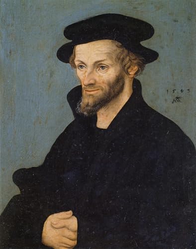 Art mural portrait de Philip Melanchthon pour la décoration murale du salon moderne