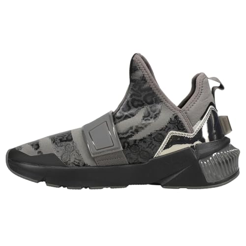 PUMA Puma Women's Provoke XT Mid Cross Trainer, Black-Metallic Silver-Castlerock, 6.5