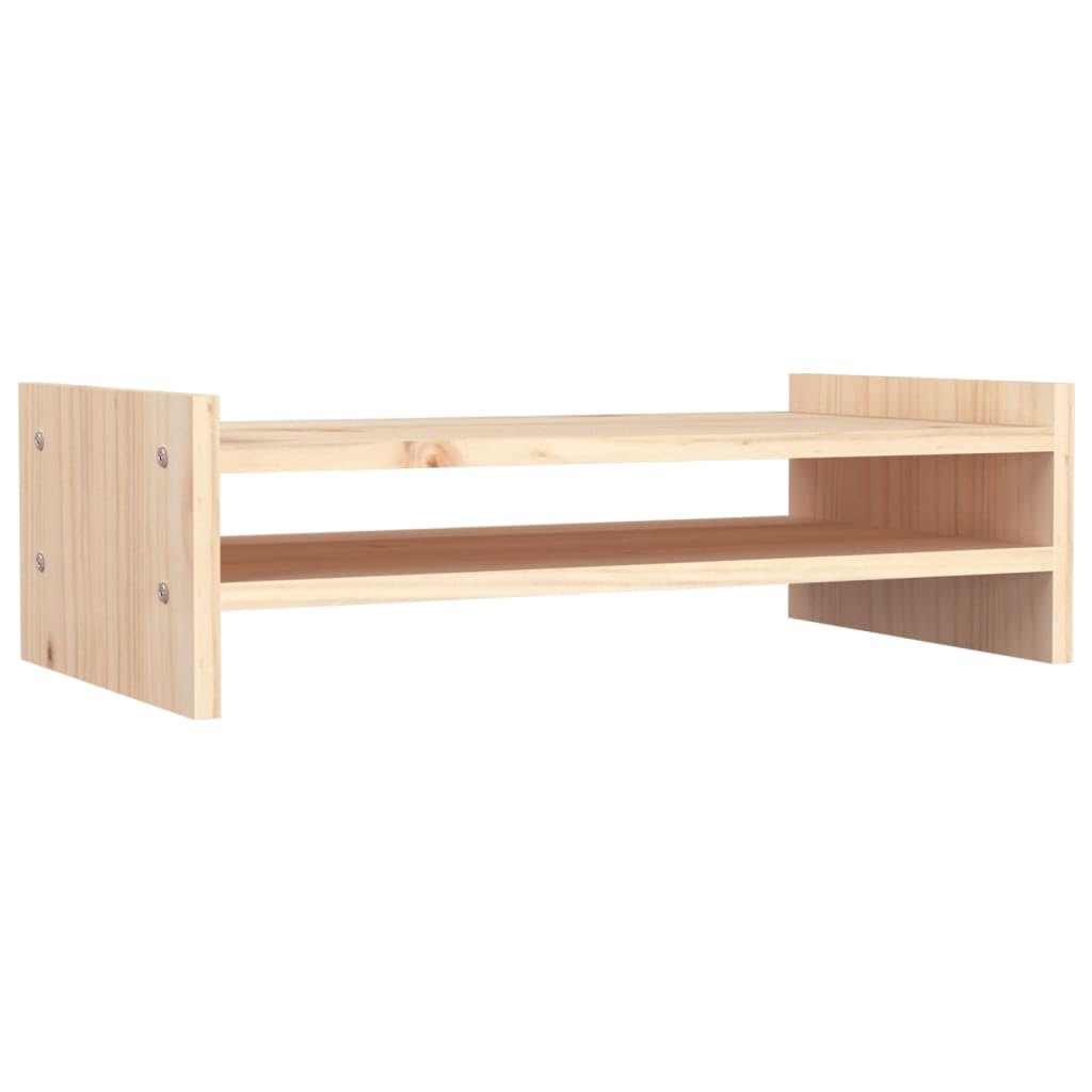 Supporto per monitor 50 x 27 x 15 cm in legno di pino solido 02_0004423