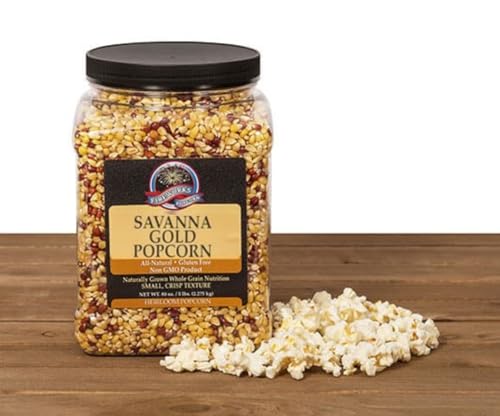 Fireworks Organic Popcorn Kernels - Wisconsin White Birch Gourmet Heirloom - 5 lb Tub - For Popcorn Makers, Stovetop, or Air Popper - Non-GMO, Natural Snack