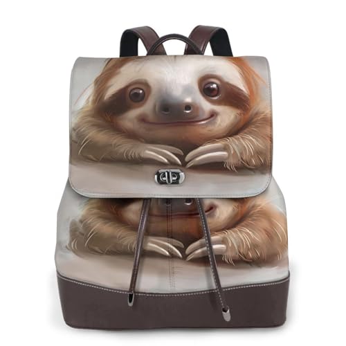 Sac à dos campus et ordinateur portable résistant en cuir noir pour transporter vos cours sans douleur