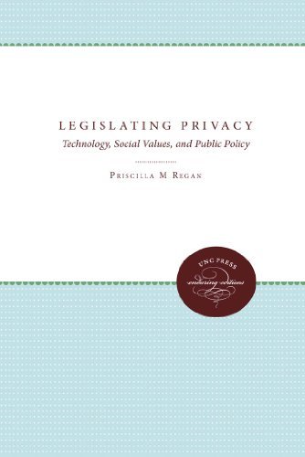 Legislating Privacy: Technology, Social Values, and Public Policy by Priscilla M Regan (2009-04-13)