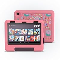 Amazon Fire HD 8 Kids tablet (Peppa Pig, limited edition), ages 37 | Includes ads-free books, games and videos, 8" HD screen, parental controls, 13-hr battery, 32 GB, Pink
