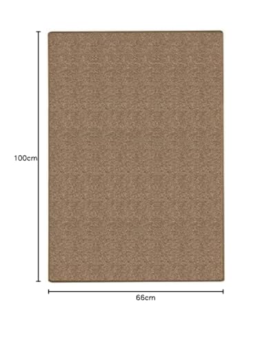 Sylt Sisal Rug Floor Runner, Woven Natural Fibre Area Rug, Home Bedroom Living Room Carpet, Cork (66 x 100 cm) - Cosy Home Interiors Sylt Sisal Rug Floor Runner, Woven Natural Fibre Area Rug, Home Bedroom Living Room Carpet, Cork (66 x 100 cm) - Image 2
