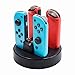 Produktbild Goolsky Joy-Con Ladestation 4 in 1 Switch Controller Ladesitz Kompatibel mit Nintendo Switch Joycon Controller mit USB Kabel Typ C