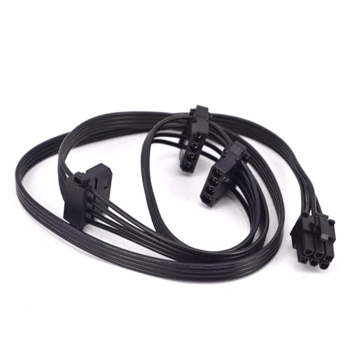 Cable de alimentación PCIe 6Pin a IDE SATA para minería