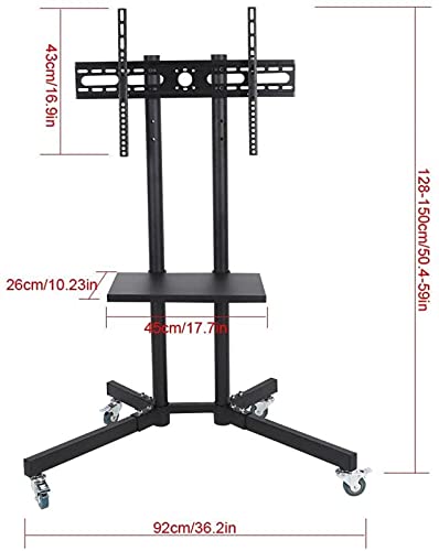 Soporte Universal para TV con Ruedas y Montura Móvil miniatura 4