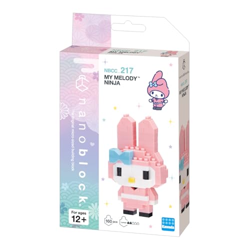 Nanoblock Sanrio My Melody Ninja Model | Nanoblock Building Blocks Puzzles For Adults And Kids | Plastic Model Kits With Mini Bricks Make Great Sanrio Gifts For Boys Girls And Adults Age 12+ - Image 2