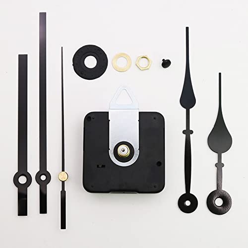 LICHENGTAI Maquinaria Reloj Pared, Movimiento de Reloj de Cuarzo Silencioso de Mano de Metal, Mecanismo de Movimiento de DIY Reloj de Pared de Cuarzo