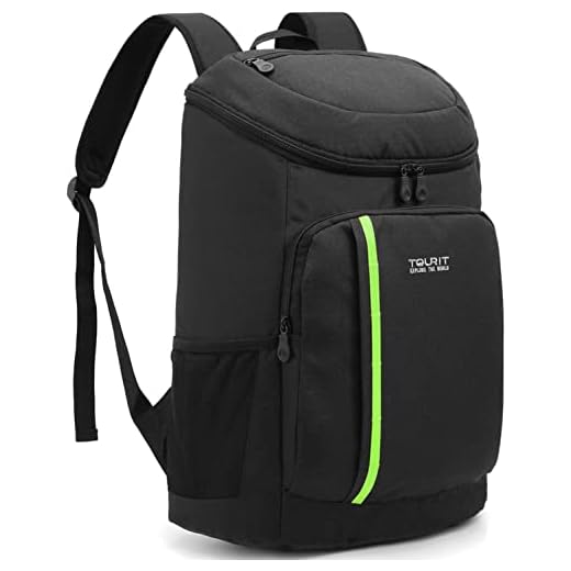 TOURIT Zaino Termico Frigo 28 L Borsa Termica Porta Pranzo Borsa Frigo Isoterma per Campeggio, Picnic, Barbecue, Eventi Sportivi