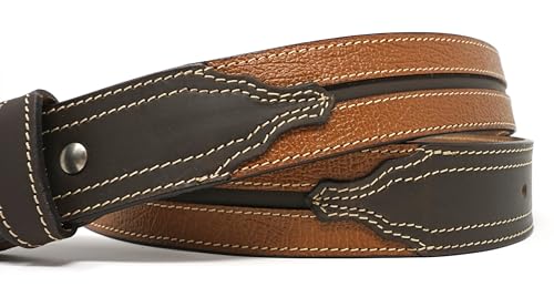 Durango Mens Erath Brown w Tan Leather Belt2