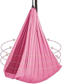 LSRRYD Kids And Adults Therapy Swing - Indoor And Outdoor - Helps With Sensory Processing, ADHD And Other Conditions Adjustable Cuddle Swing (Color : Red, Size : 2.8m×1.5m)