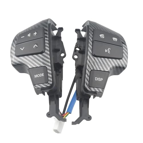 Commande audio au volant pour Toyota Land Cruiser bouton de vitesse look carbone 84250