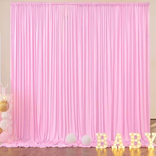 Tela de Fondo Pink 10ft x 8ft para Fotografía miniatura 1