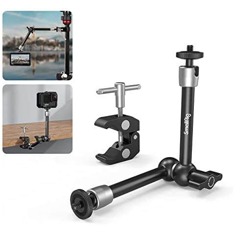 SMALLRIG 10 Inch Magic Arm with Super Clamp Large Crab Pliers Clip for Monitor LED Light - KBUM2732 Cover