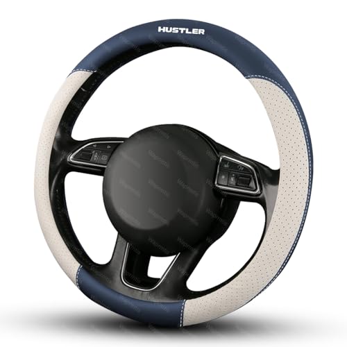 スズキ ハスラー 車ハンドルカバー 車用 軽自動車 ステアリングカバー 汎用 おしゃれ 通気性がよい 滑り防止 オールシーズン対応 ハスラー MR52S MR92S 車ステアリングカバー 普通車 ハンドル 保護カバー カスタム 内装パーツ アクセサリー 車