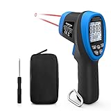 BTMETER BT-1500 Non-Contact Pyrometer 30:1 Industrial Laser Thermometer Gun, -58℉ to 2732℉ (-50℃ ~ 1500℃) High Temp Infrared Thermometer (NOT for Human)