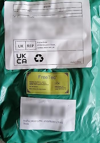 FreeTec 2Stk. Nero Arco Acciaio Grillo 4,75t